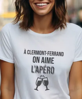 T-Shirt A Clermont-Ferrand on aime l'apéro