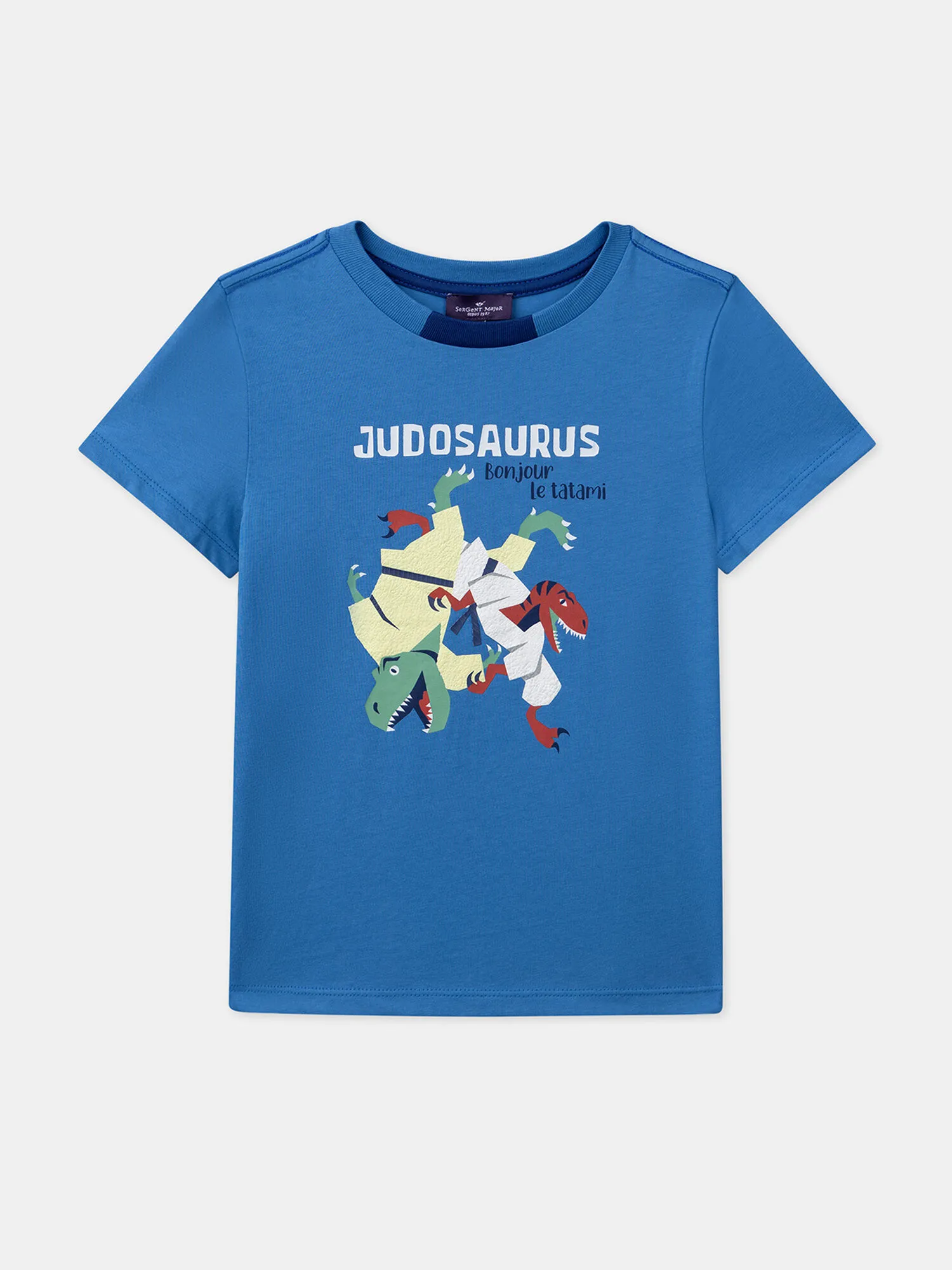 T-shirt bleu dino