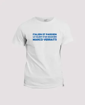 T-shirt Chant supporter de football de Paris : Le magicien Marco Verratti - La Ligne Shop