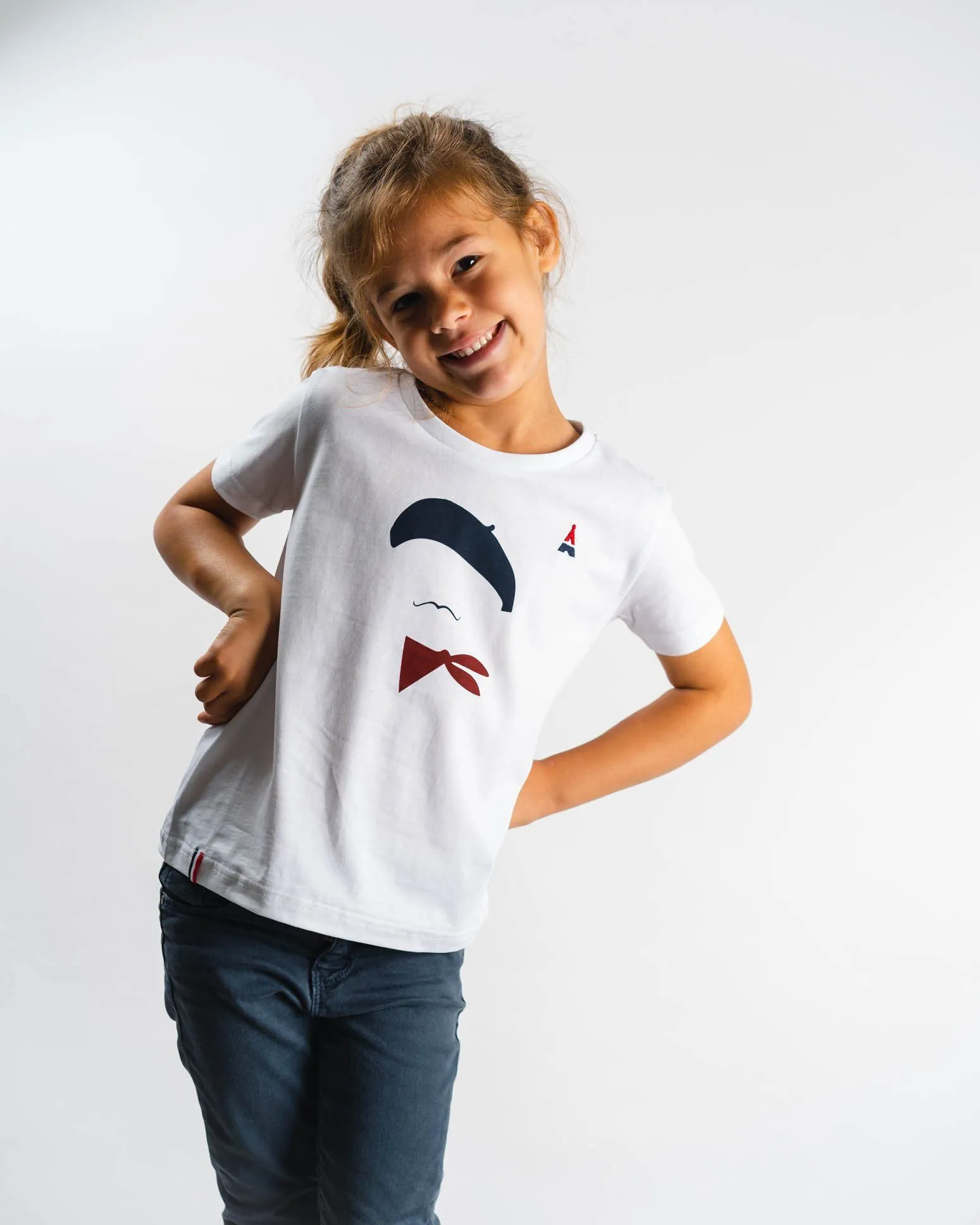 T-SHIRT Child Moustache - Organic cotton