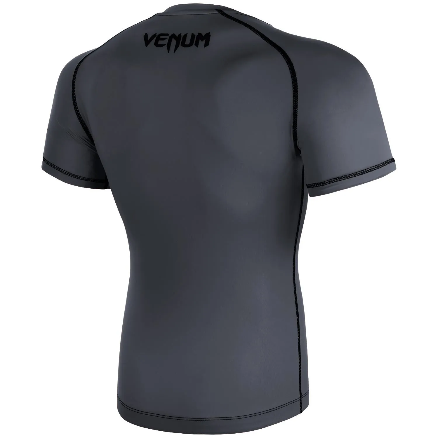 T-shirt de compression Venum Contender 3.0 - Manches courtes - Gris chiné/Noir