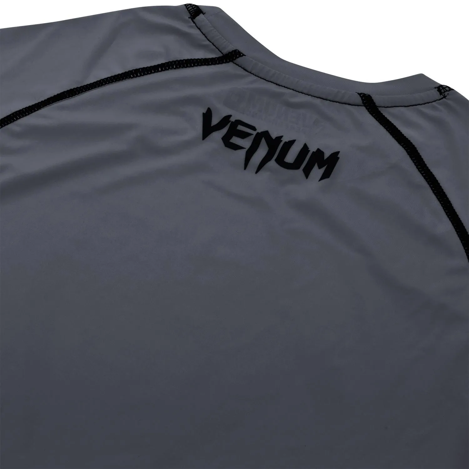 T-shirt de compression Venum Contender 3.0 - Manches courtes - Gris chiné/Noir