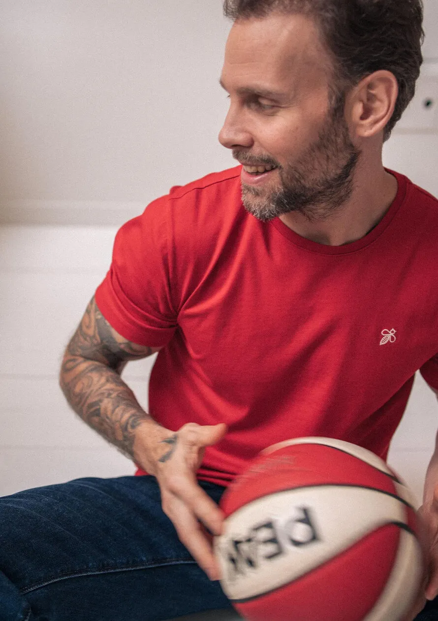 T-SHIRT ESSAIM ROUGE