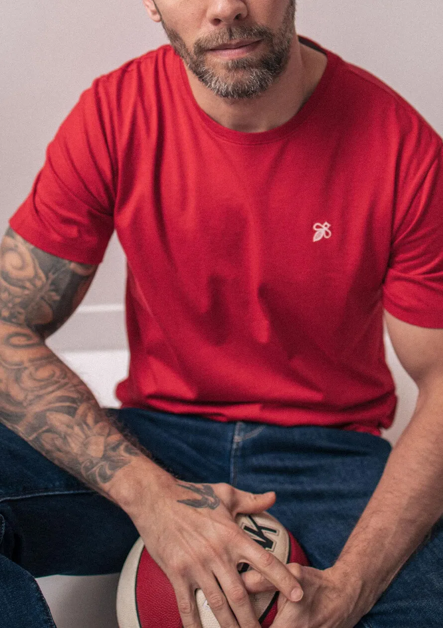 T-SHIRT ESSAIM ROUGE
