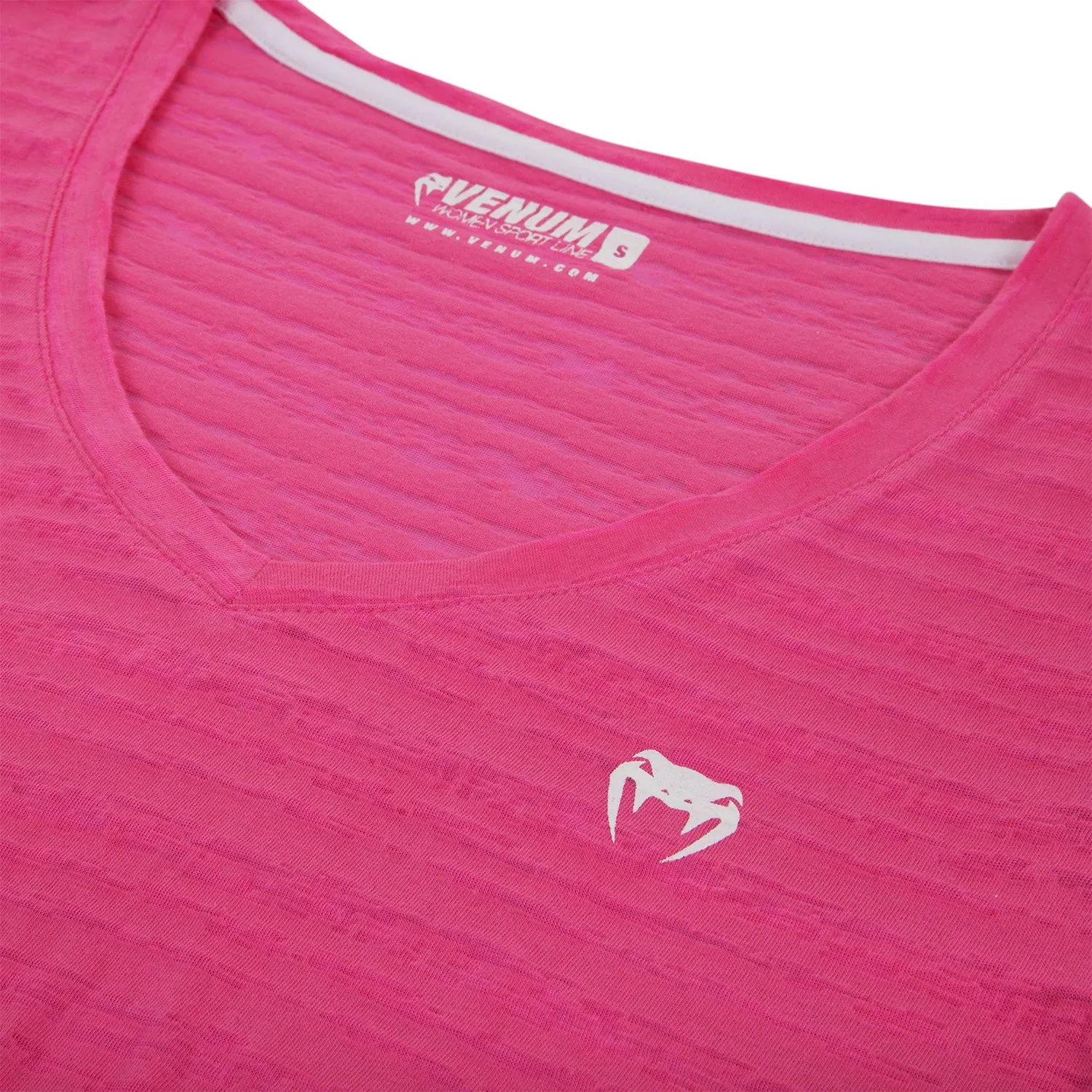 T-shirt Femme Col V Venum Essential - Rose