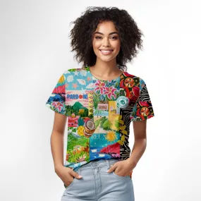 T-shirt Femme Collage - Pardon!