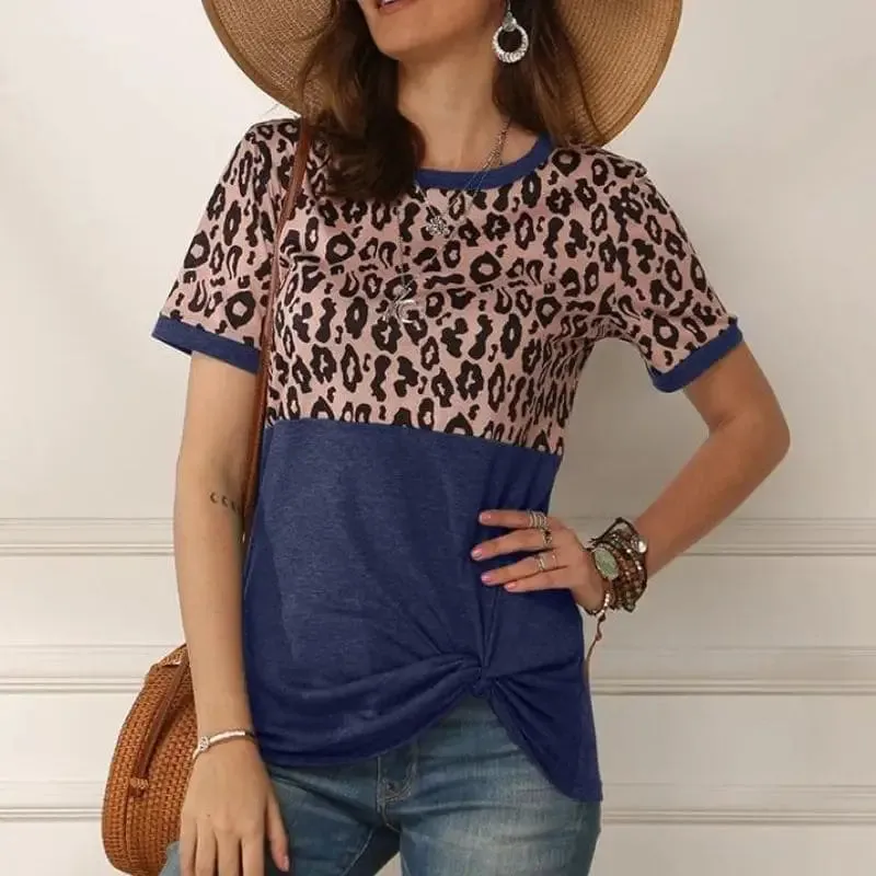 T-Shirt Femme Léopard Tendance