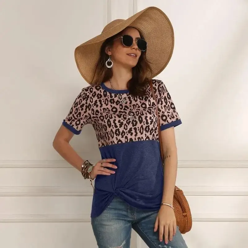T-Shirt Femme Léopard Tendance