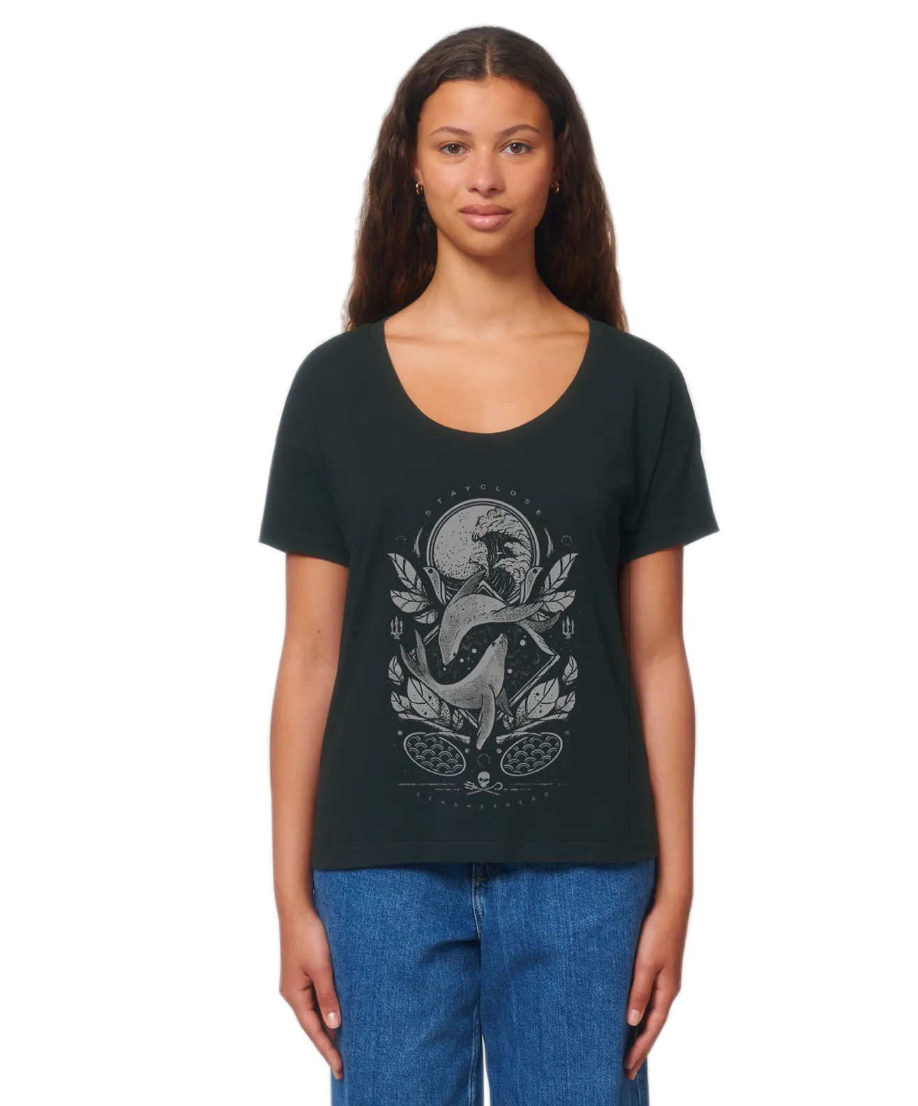 T-shirt Femme Stay Close Phoque