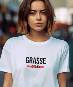 T-Shirt Grasse je t'aime