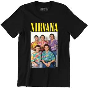 T-Shirt homme noir | humour Erreur Nirvana | Les musclés | vintage old school | idée cadeau drôle | 100% coton