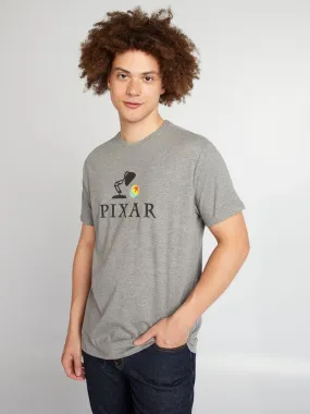 T-shirt imprimé 'Pixar' - Gris
