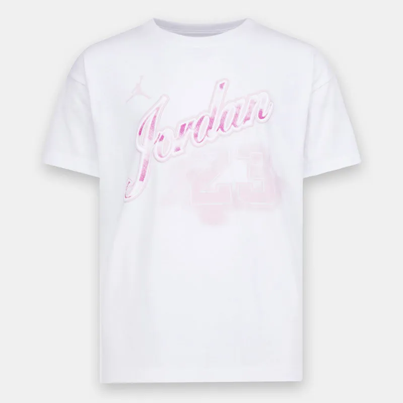 T-shirt manches courtes Fille Jordan Sky Rookie - Blanc