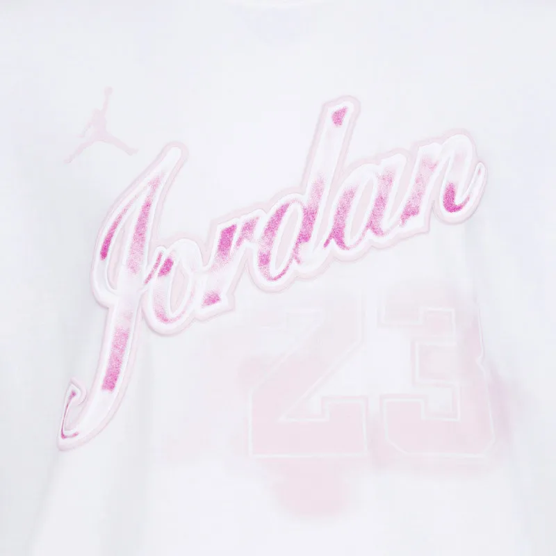 T-shirt manches courtes Fille Jordan Sky Rookie - Blanc