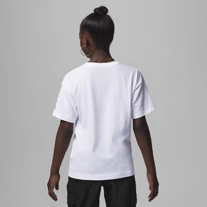 T-shirt manches courtes Fille Jordan Sky Rookie - Blanc