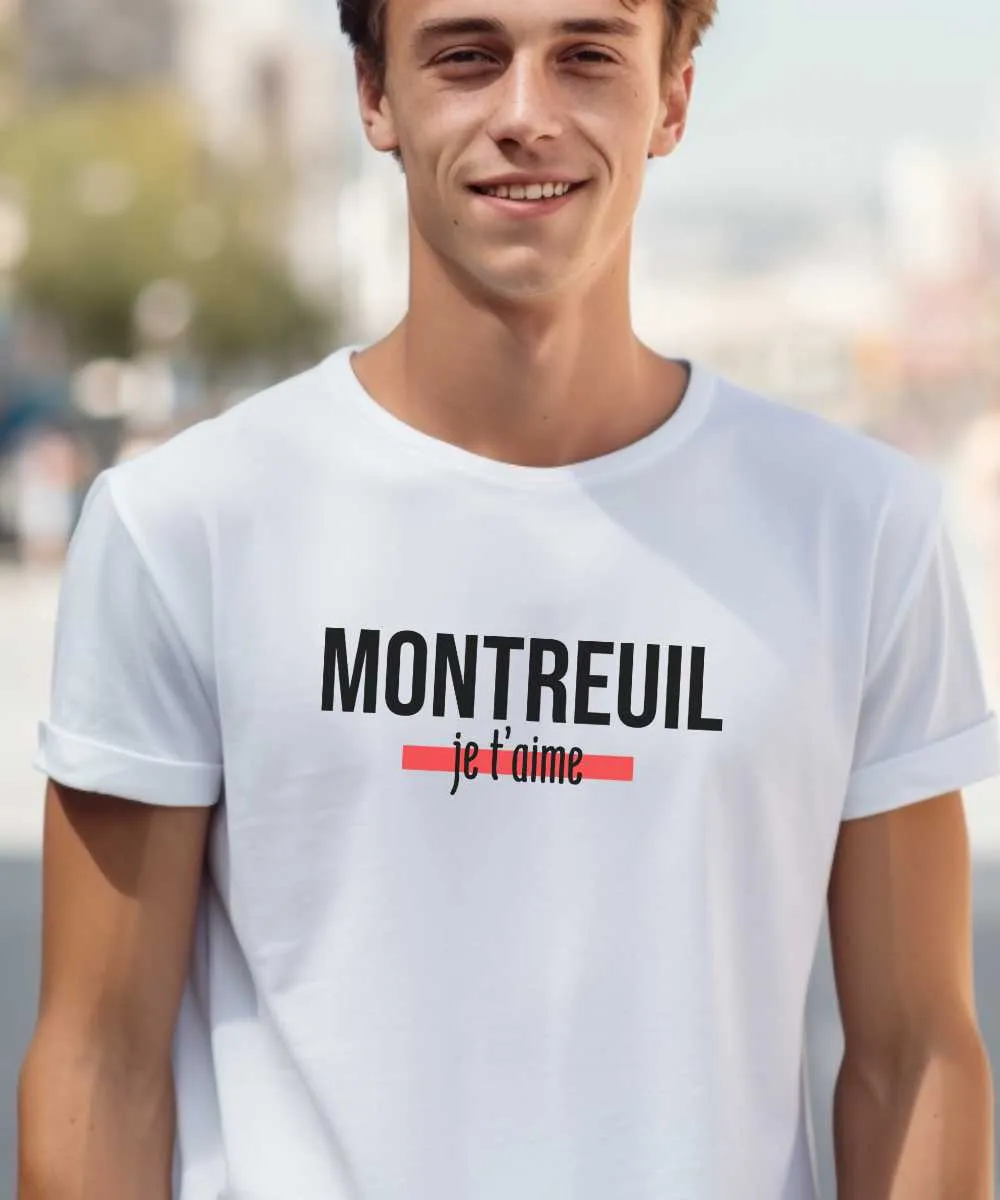 T-Shirt Montreuil je t'aime
