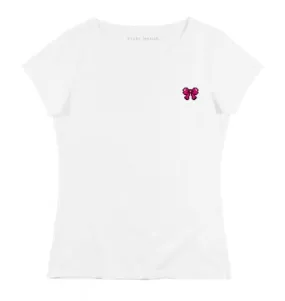 T-shirt Noeud Rose - Dessin en pixel art | Grafitee