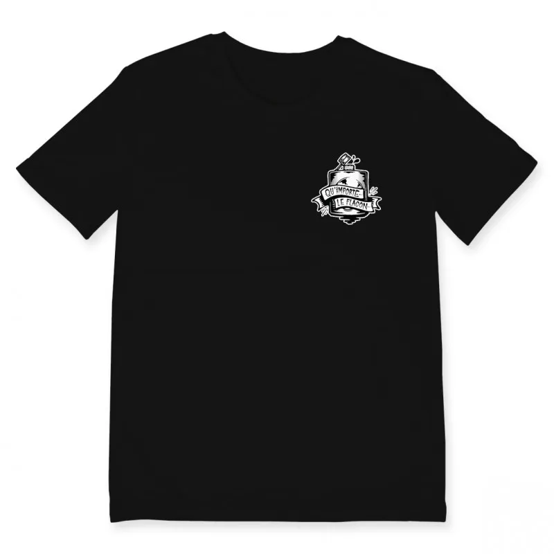 T-shirt qu'importe le flacon imprimé à Toulouse par Bpm Shirt
