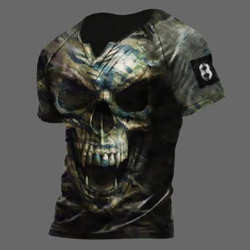 T-shirt roots tête de mort
