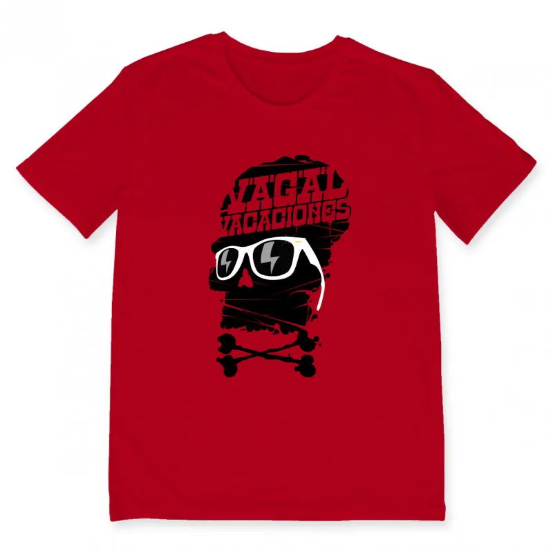 T-shirt VAGAL VACACIONES: Tee shirt en coton imprimé à Toulouse par Bpm Shirt