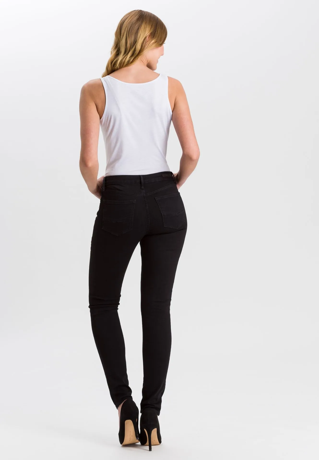 Tall Femmes Jeans Alan Skinny Fit Longueur 34 & 36 Pouces, noir