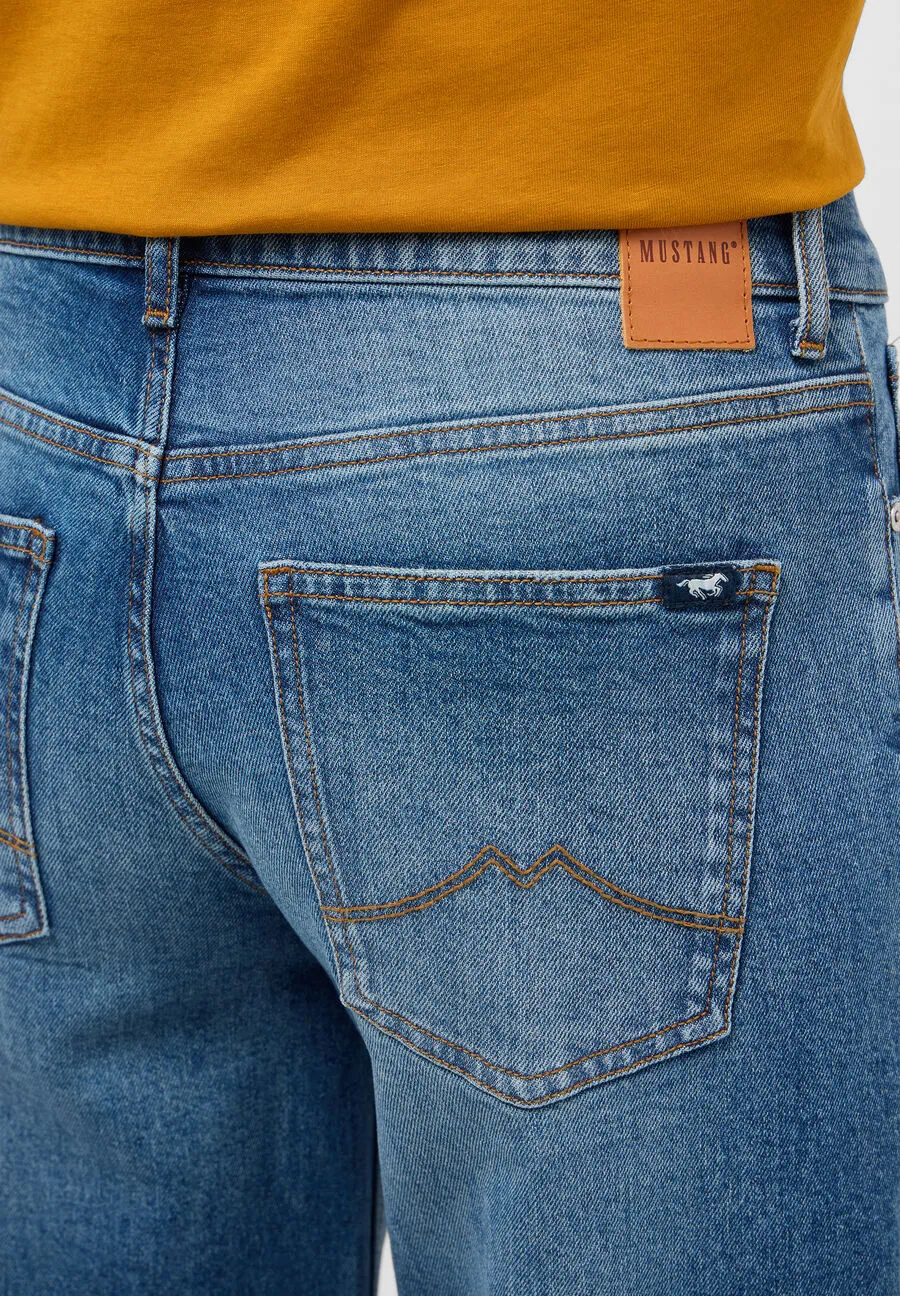 Tall Jeans Femme Medley Jambe Large Longueur L36 Inch, bleu moyen lavé