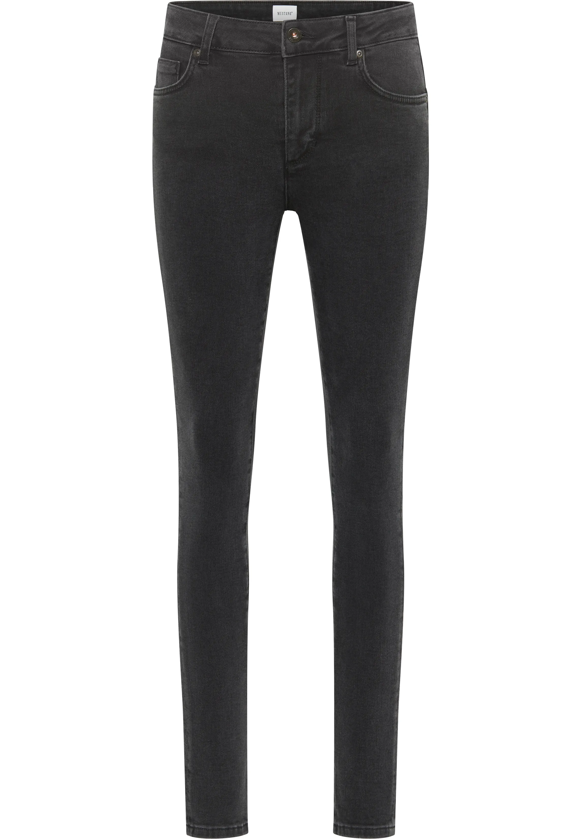 Tall Mustang Jeans Shelby Skinny L34 & L36 pouce, denim noir