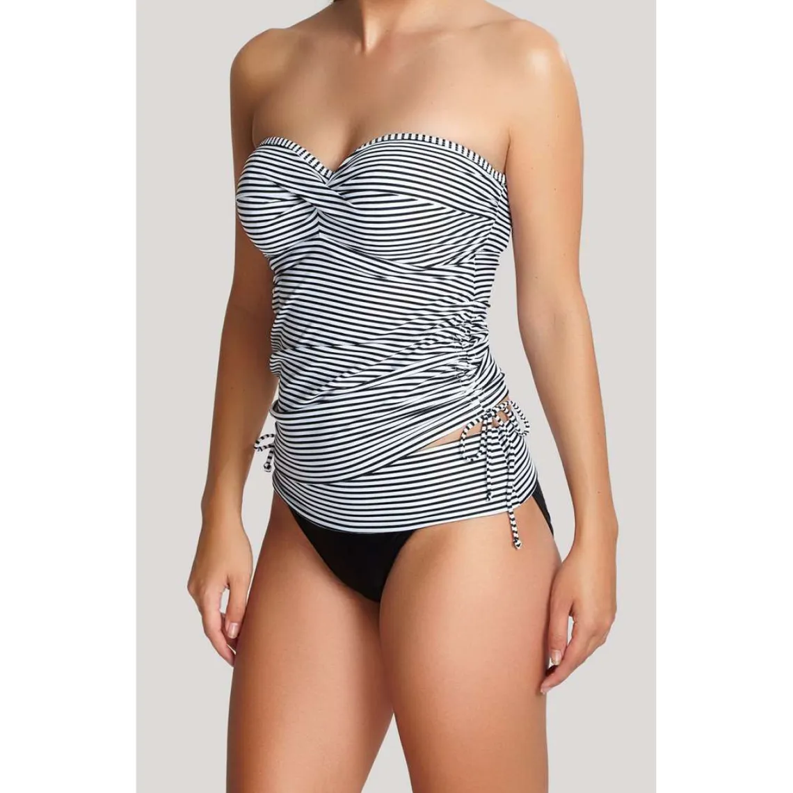 Tankini Bandeau Blanc-Multicolore | 3 Suisses