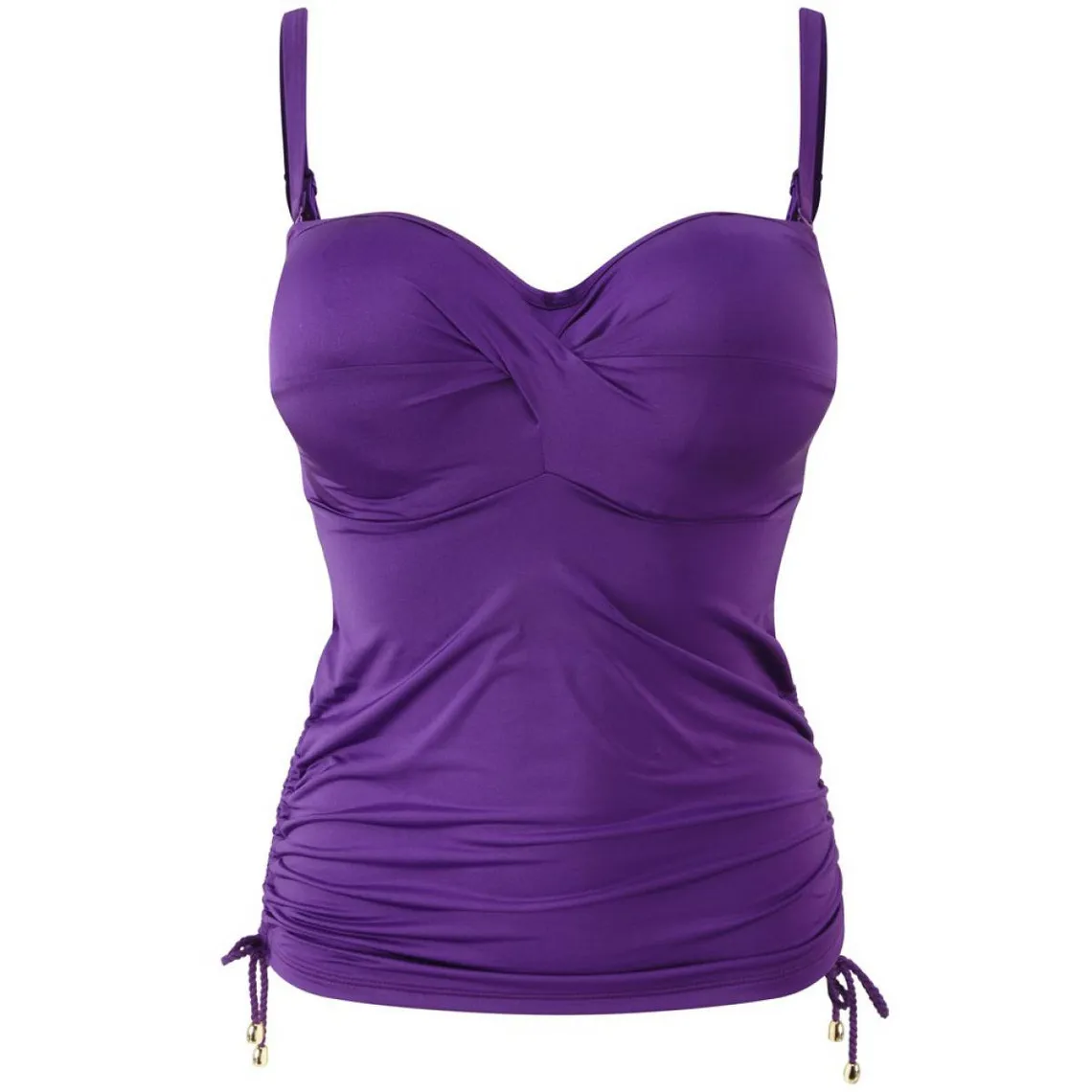 Tankini Bandeau Violet | 3 Suisses