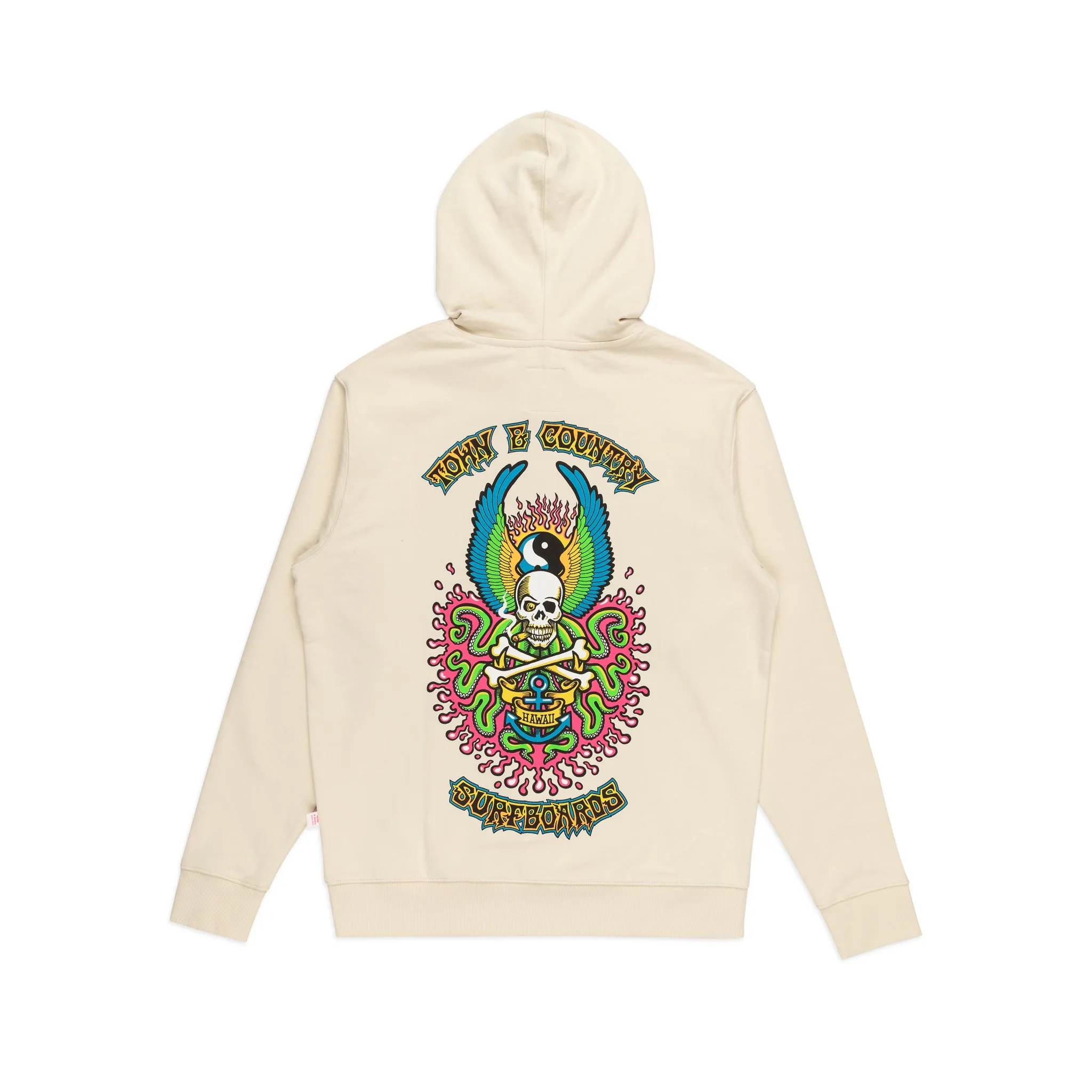T&C Surf Designs Jon Scene Hooded fleece - natural