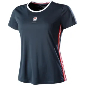 Tee Shirt Femme Fila Lucy Bleu Marine