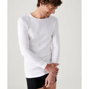 Tee Shirt Manches Longues Thermolactyl Blanc  Damart - Maillot de corps Homme sur MenCorner