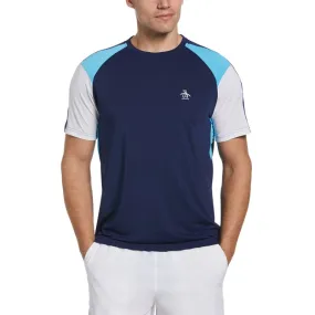 Tee Shirt Penguin Performance Bleu Marine