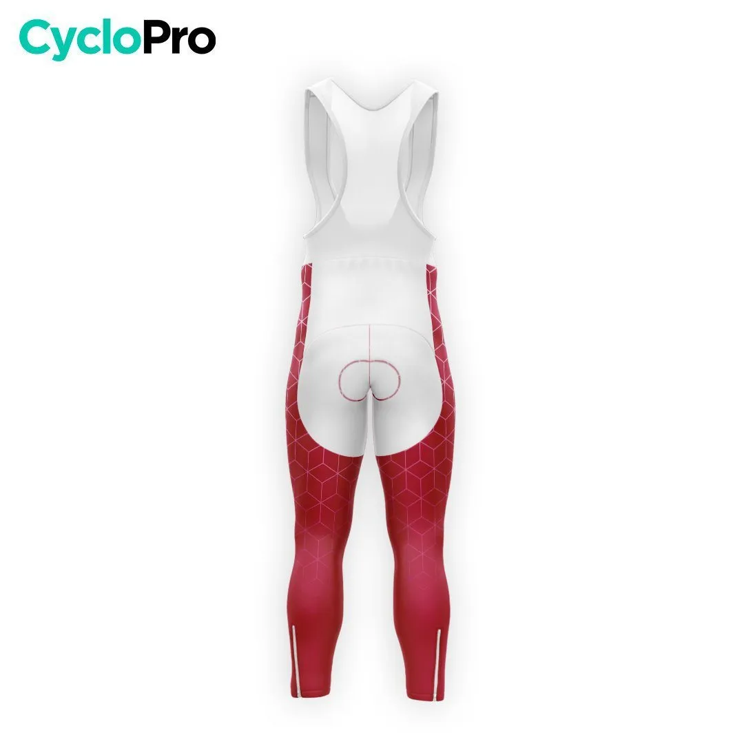 TENUE CYCLISTE AUTOMNE HOMME GRENAT - CUBIC+