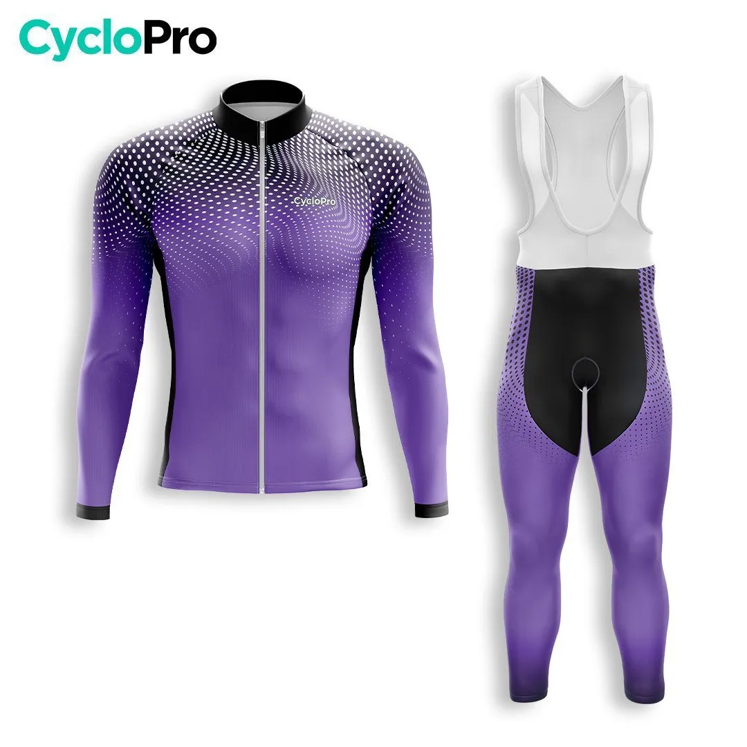 TENUE CYCLISTE AUTOMNE HOMME VIOLET - DIMENSION+