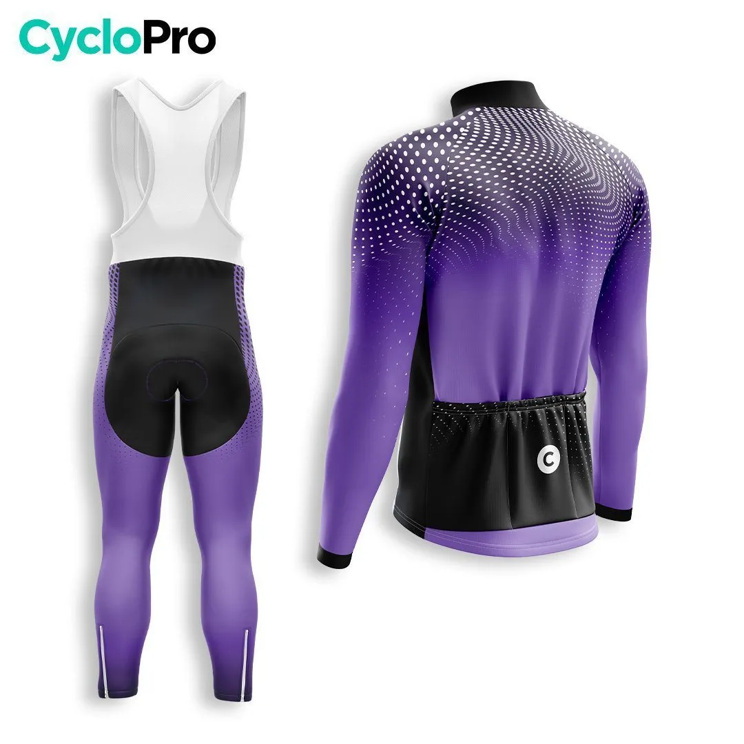 TENUE CYCLISTE AUTOMNE HOMME VIOLET - DIMENSION+