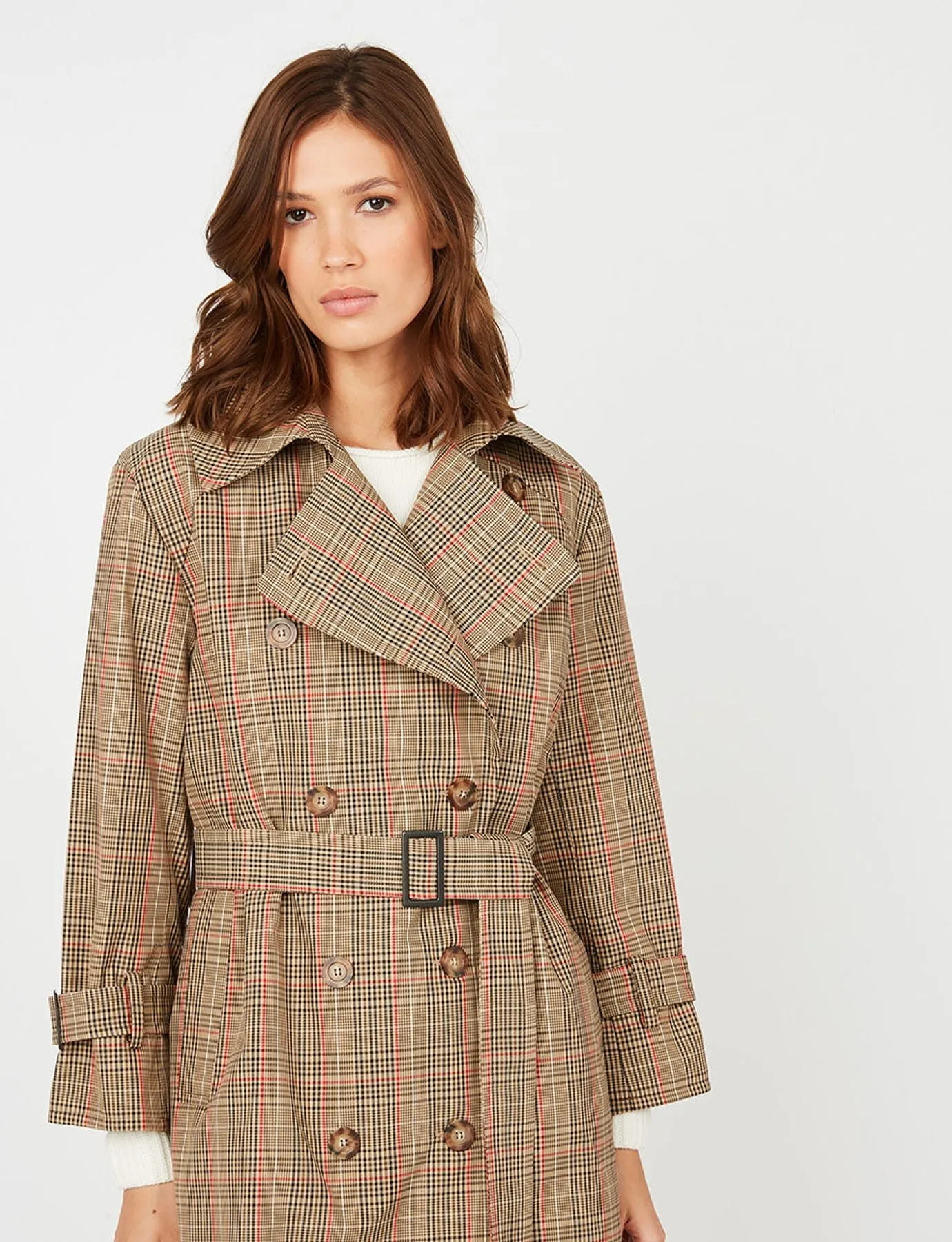 Trench Blake beige prince de Galles