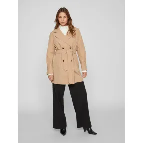 Trench coat ceinture à la taille col italien gris Beth | 3 Suisses
