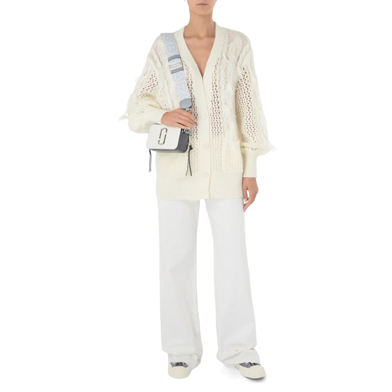 Twinset Cardigan blanc neige 