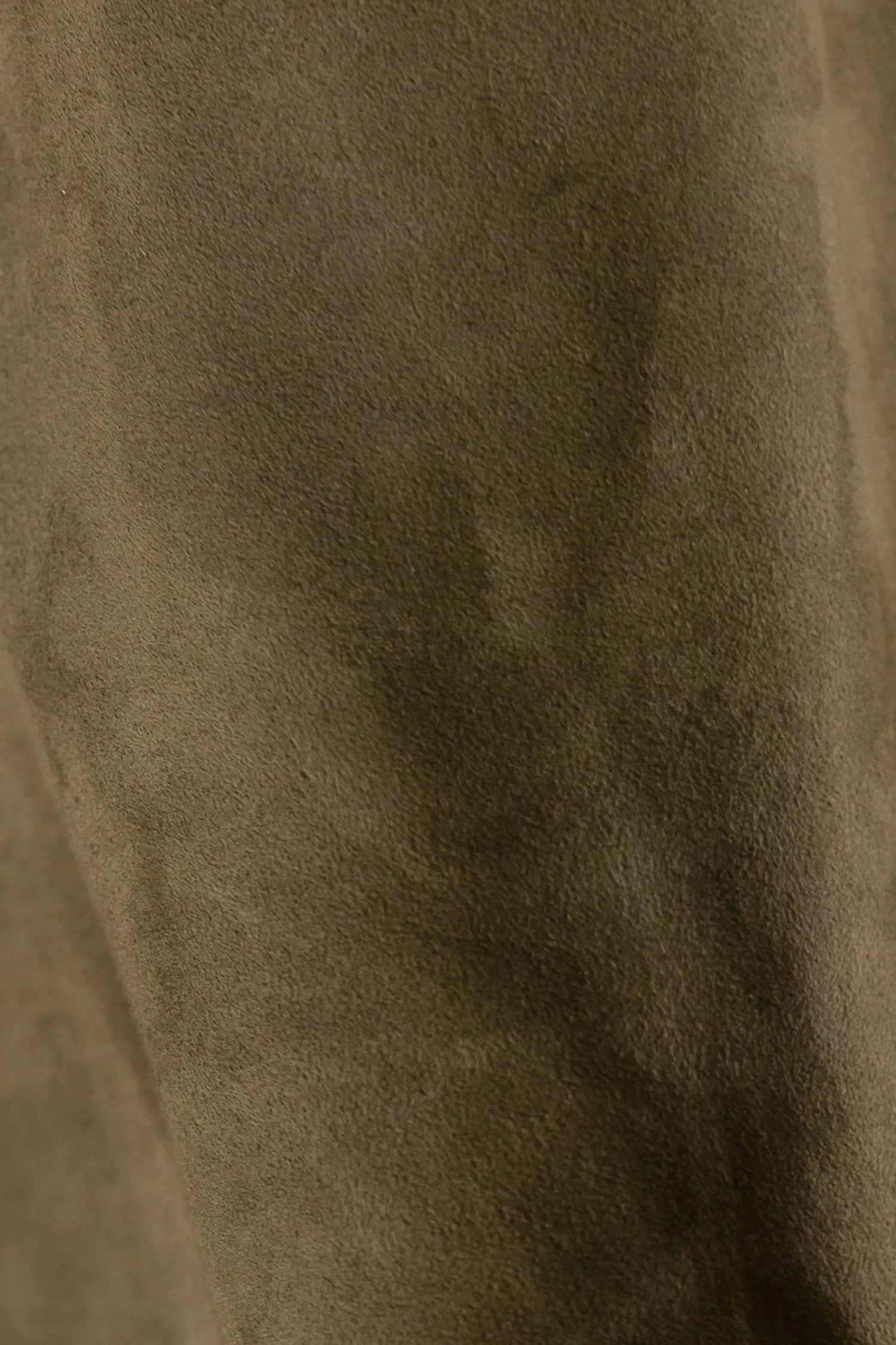 Veste bomber réversible en daim - vert foncé