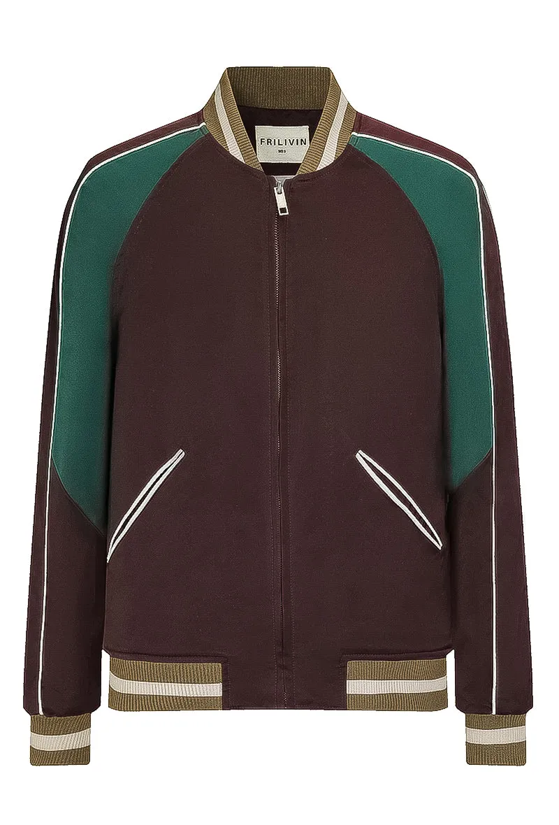 Veste bombers bicolore