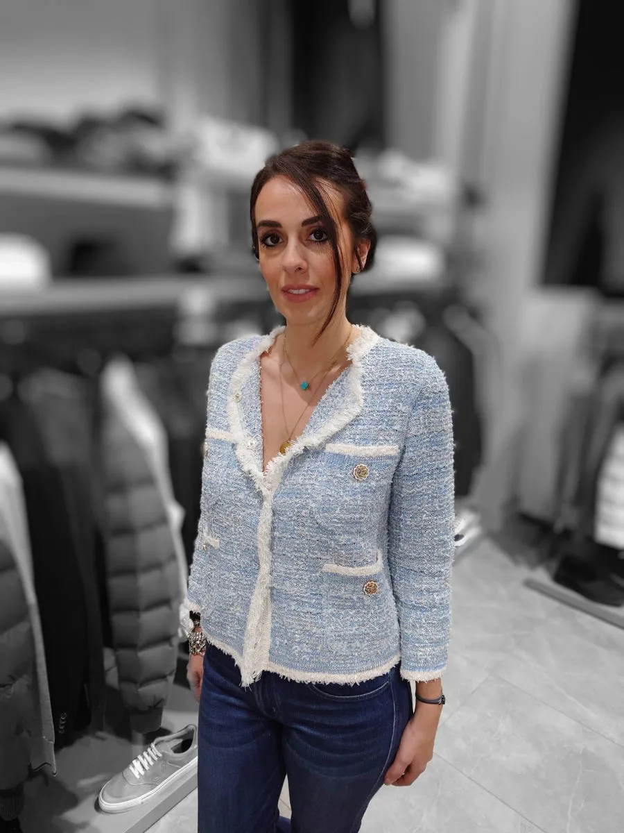 Veste Bruno Manetti E100 col bleu ciel