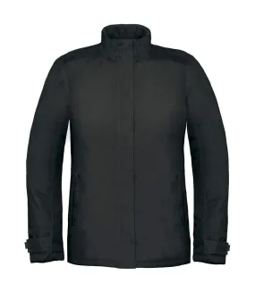 Veste coupe-vent imperméable femme noir B&C Real+