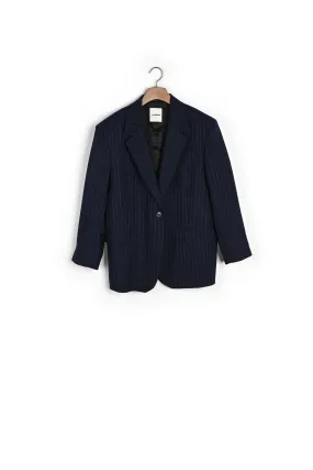 Veste de tailleur à rayures