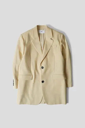 VESTE DEUX BOUTONS VANILLE