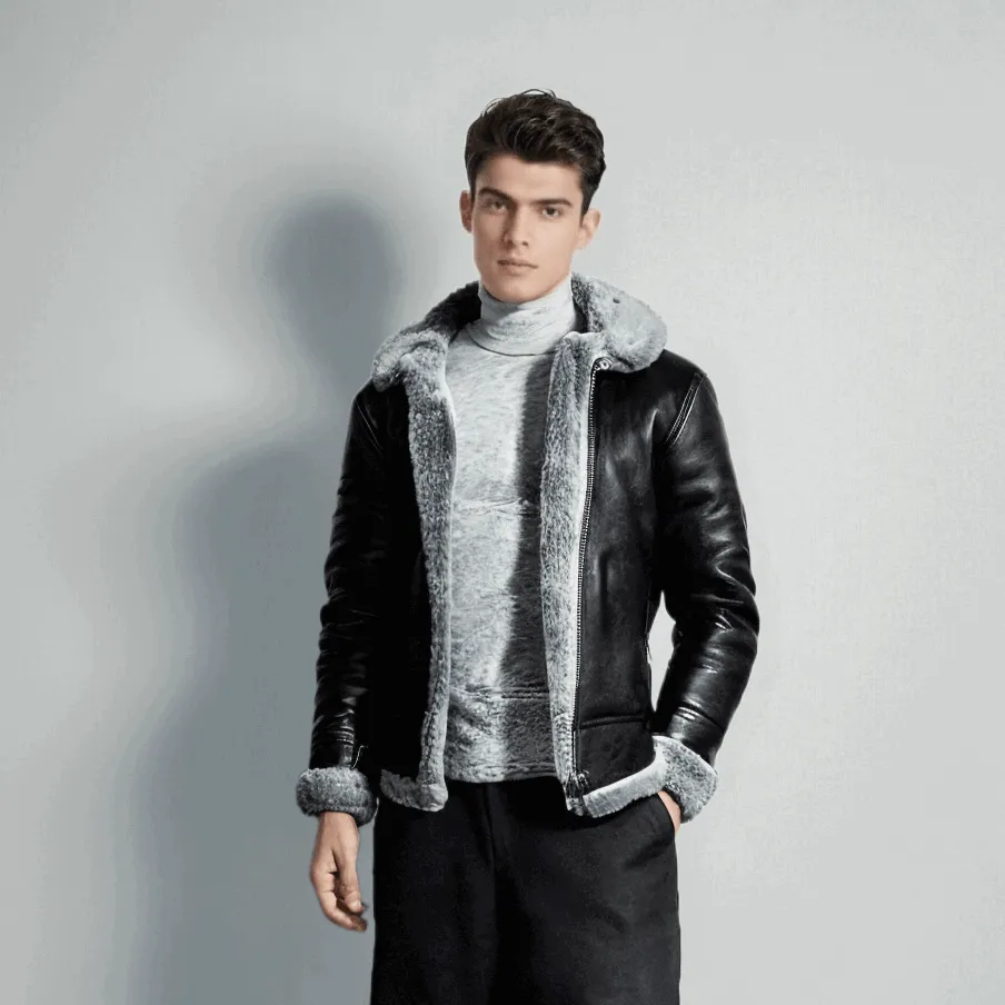 Veste en cuir
