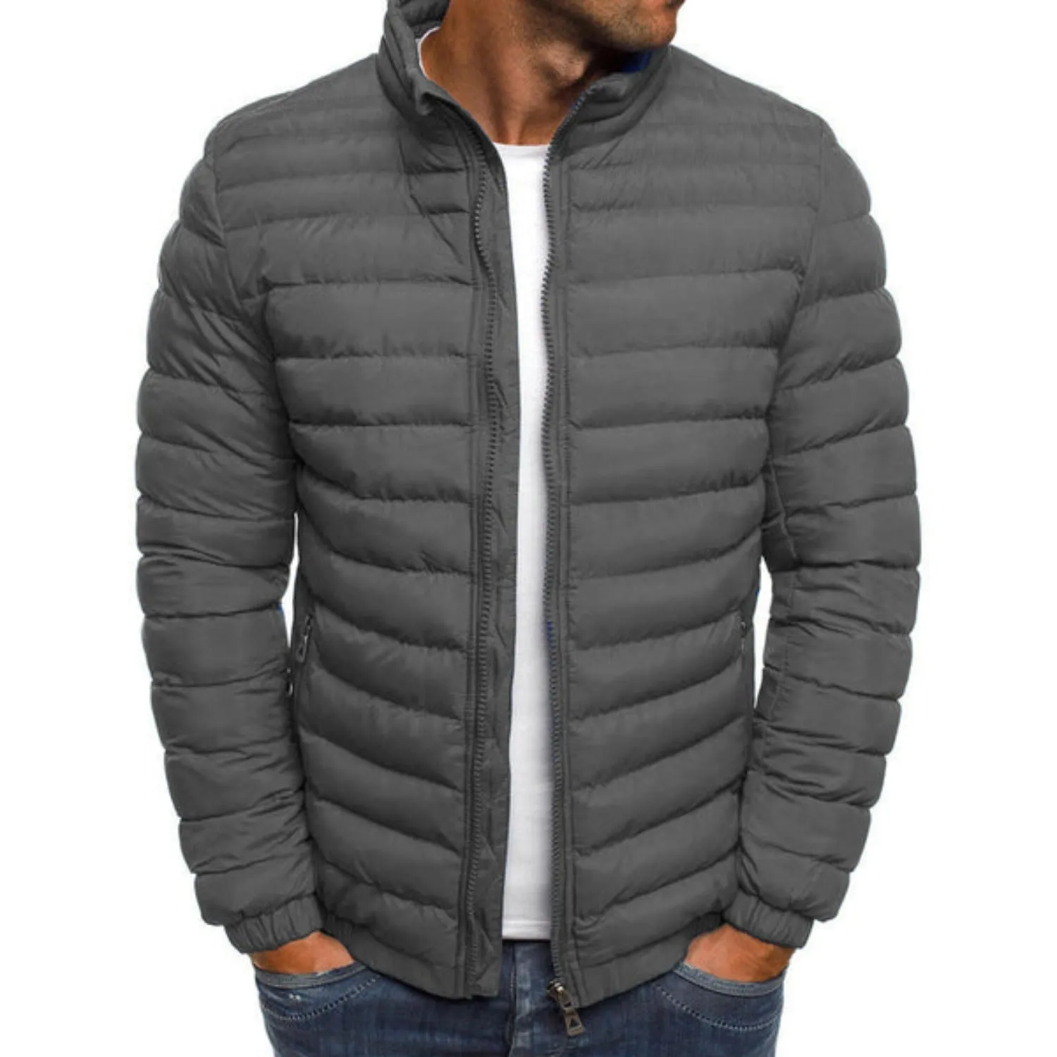 Veste en duvet élégante et luxueuse