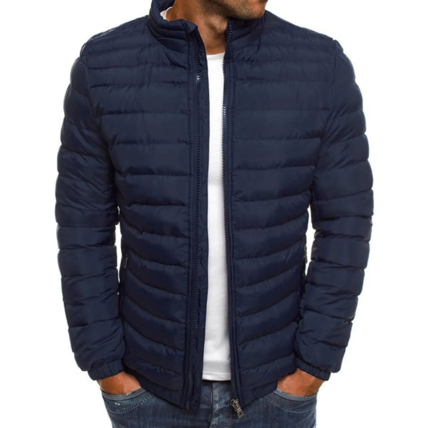 Veste en duvet élégante et luxueuse