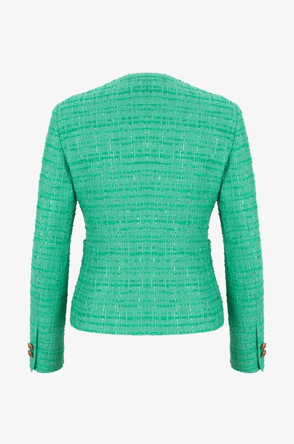 Veste en tweed à col rond Beverly