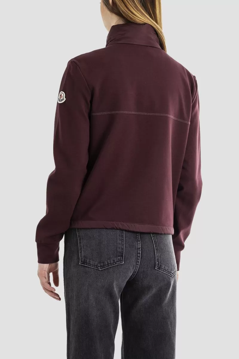 Veste FELPA CON ZIP bordeaux